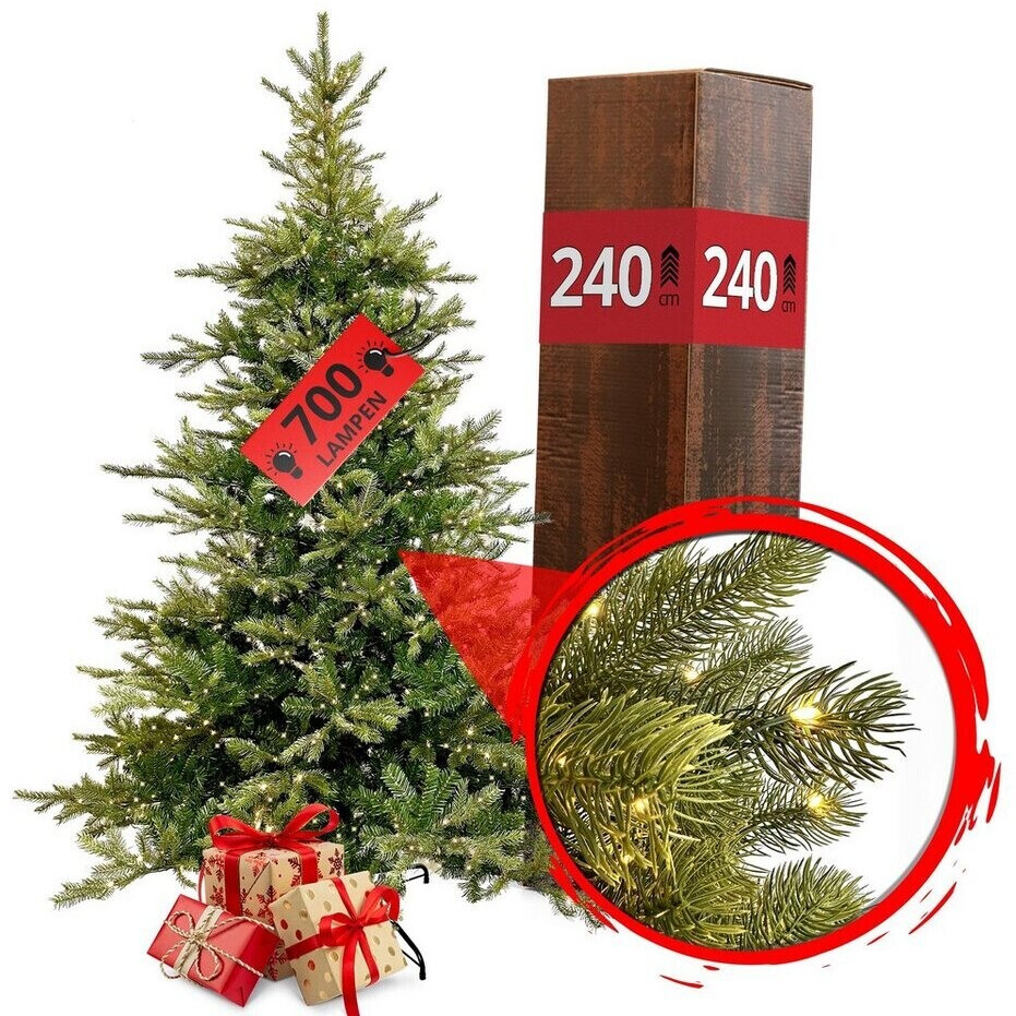 BoomDing Künstlicher Weihnachtsbaum mit LED 240cm (S002F0Z8) ab 399,98 € |  Preisvergleich bei