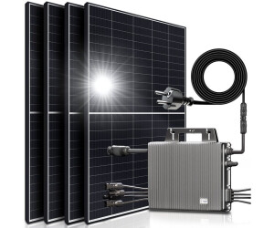 VENDOMNIA Solaranlage 2200W mit 4 x 500Wp Modulen, TSUN TSOL-MS2000,  Schuko-Netzkabel 5m ab 859,00 €