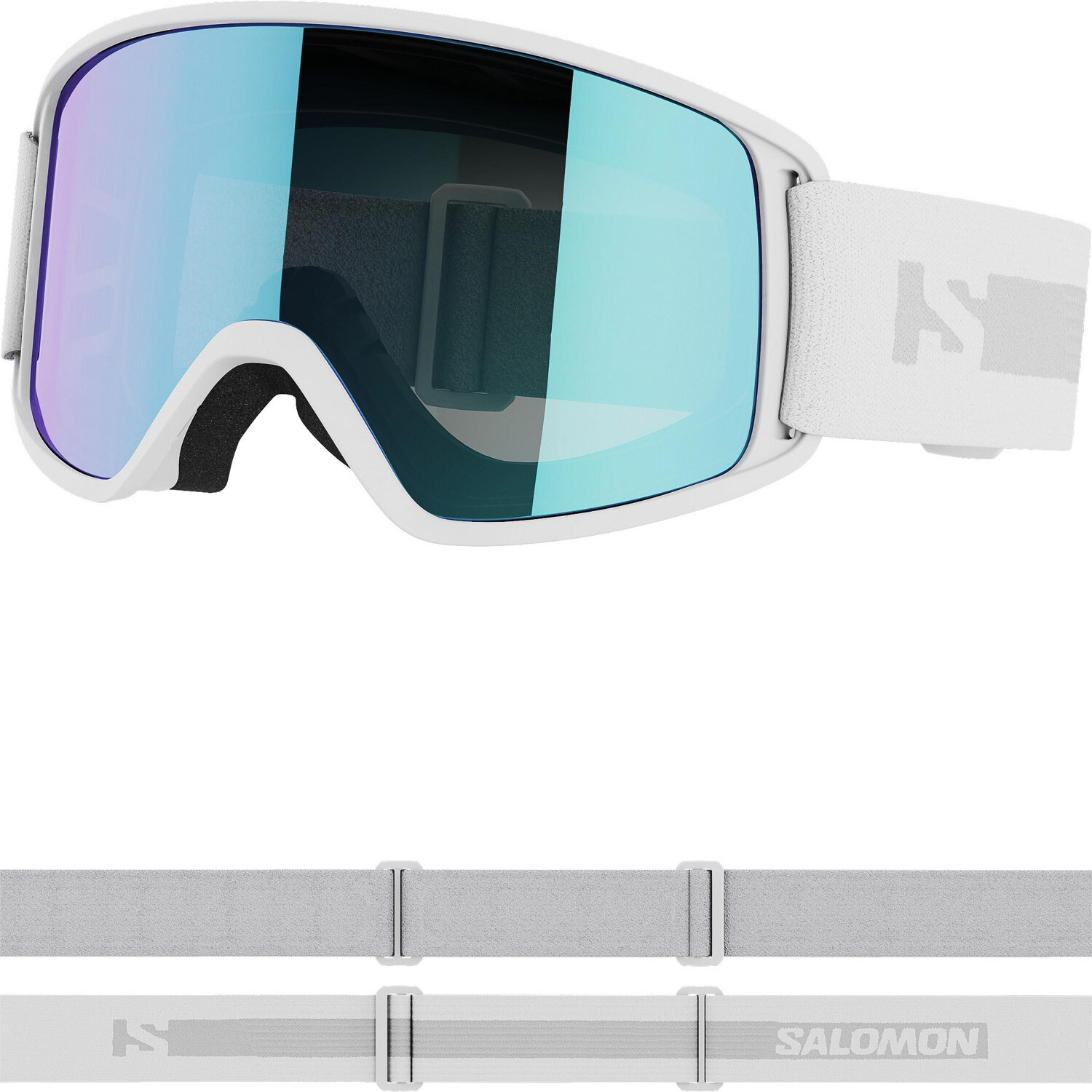 Salomon Force Googles white univ mid blue ns L47420600 ab 55 90 Preisvergleich bei idealo