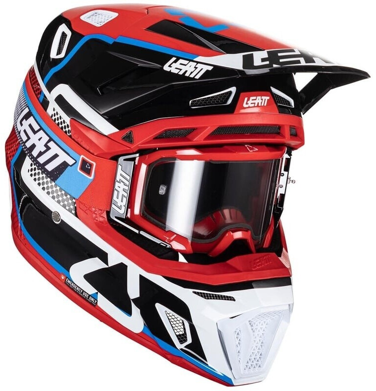 Leatt 8.5 MX Helmet Kit Composite with 5.5 Goggles V.24 Red