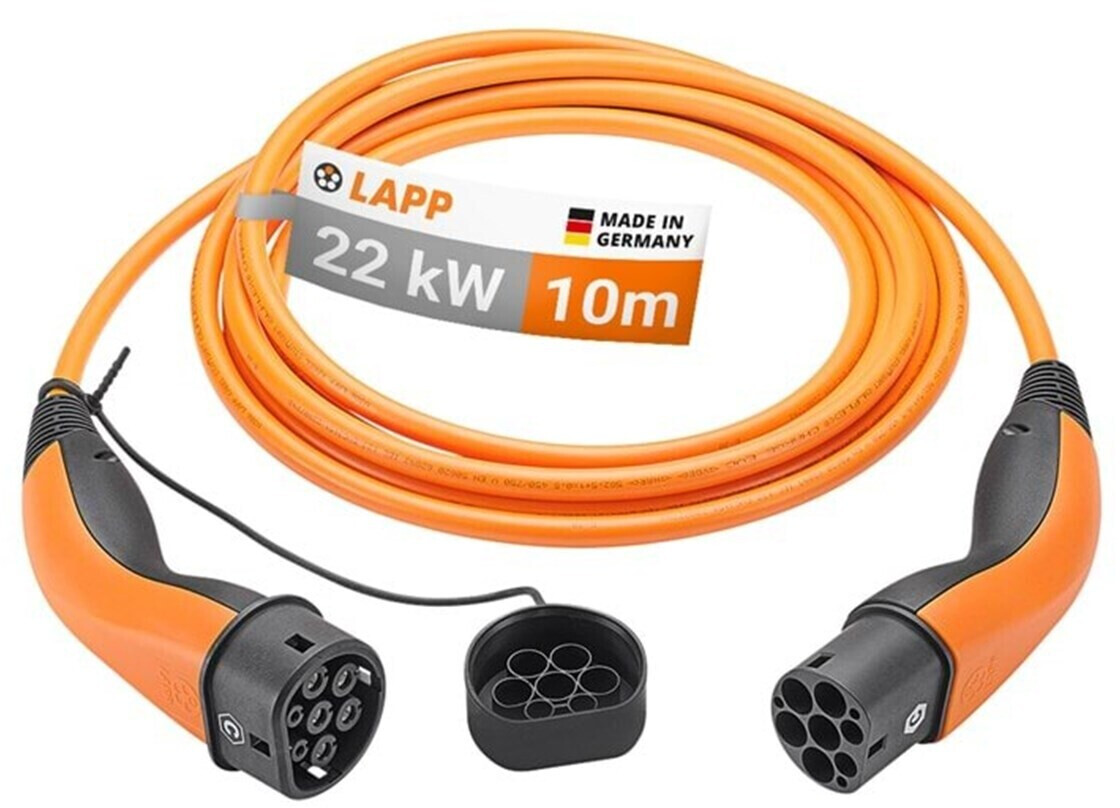 Lapp Mobility Ladekabel Typ 2 22kW 10m orange (65311) ab 234,63 €