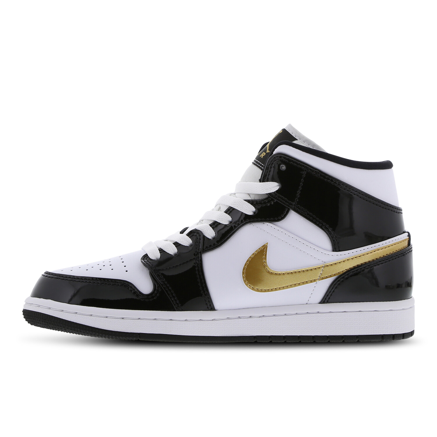 Black white and gold jordan 1 shop