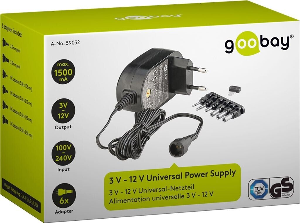 Goobay 59032 Universal-Steckernetzteil ab € 11,50