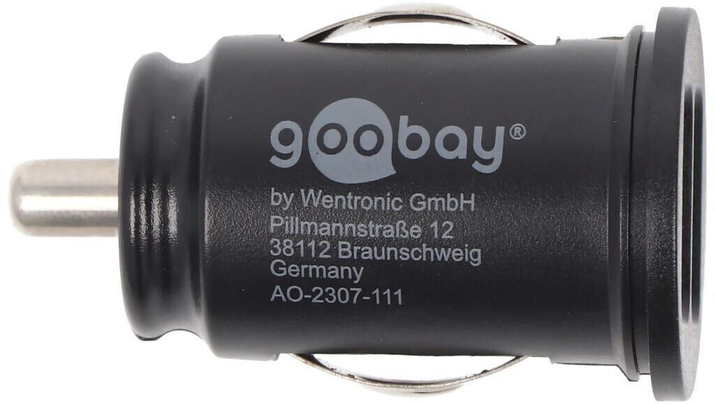 Goobay 58912 Dual USB Port Auto Ladegerät USB Zigarettenanzünder