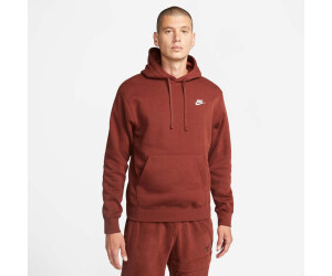Nike Sportswear Club Fleece Pullover Mens Hoodie Red White BV2654