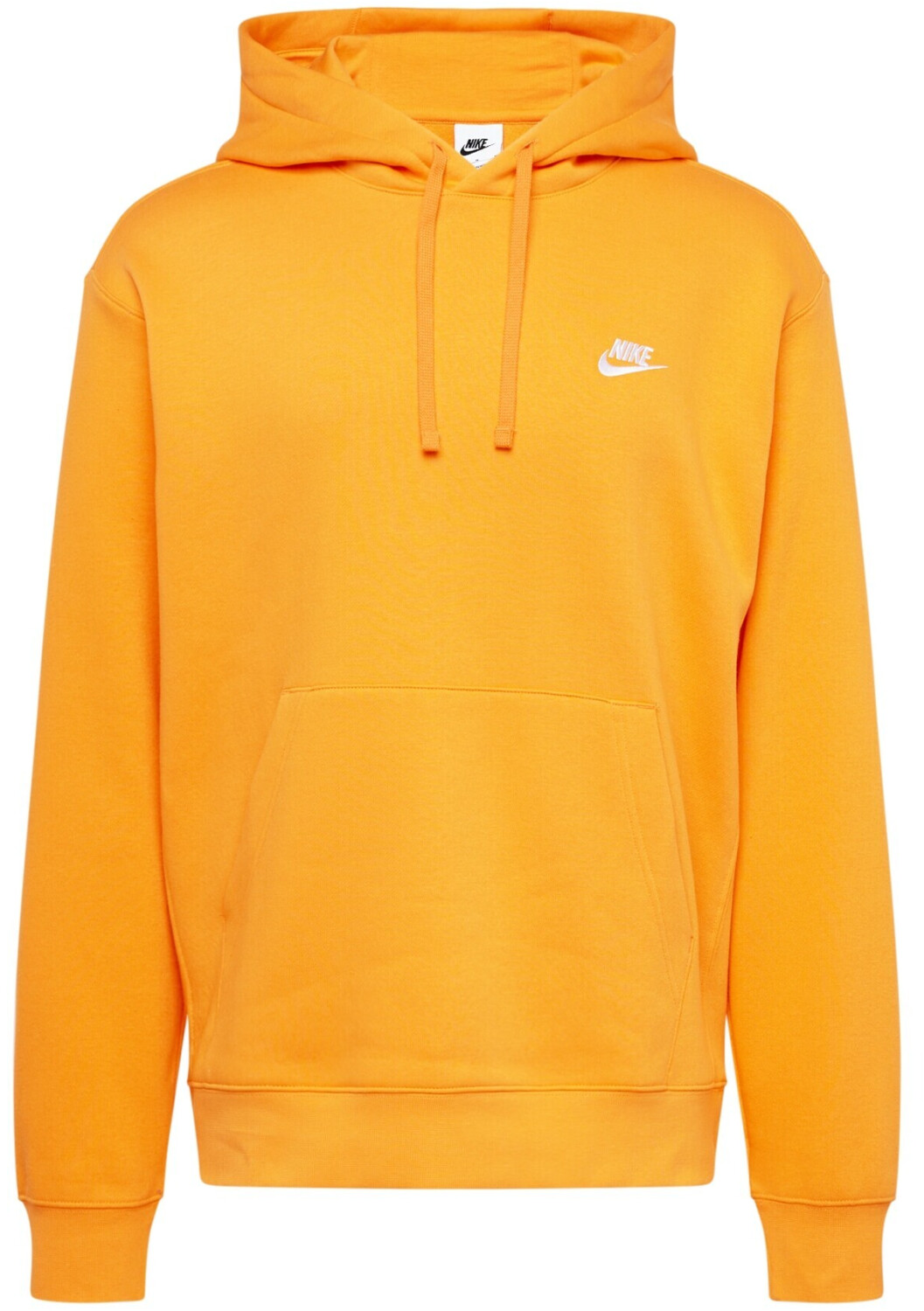 Nike Club Fleece Hoodie (BV2654-885) bright mandarin/bright mandarin/white