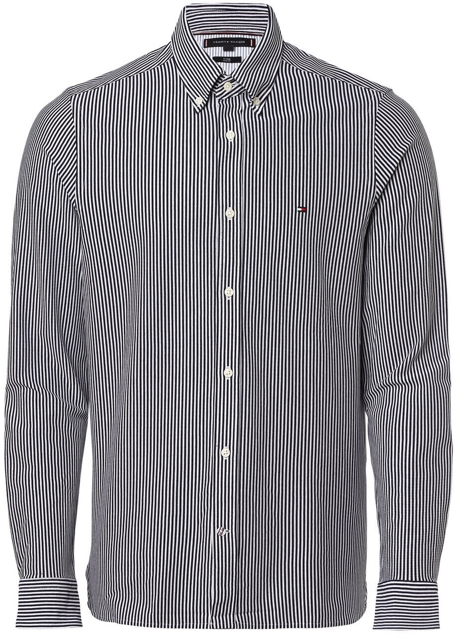 Tommy Hilfiger 1985 Collection Stripe Slim Fit Shirt (MW0MW30678) carbon  navy/optic white ab 89,99 € | Preisvergleich bei