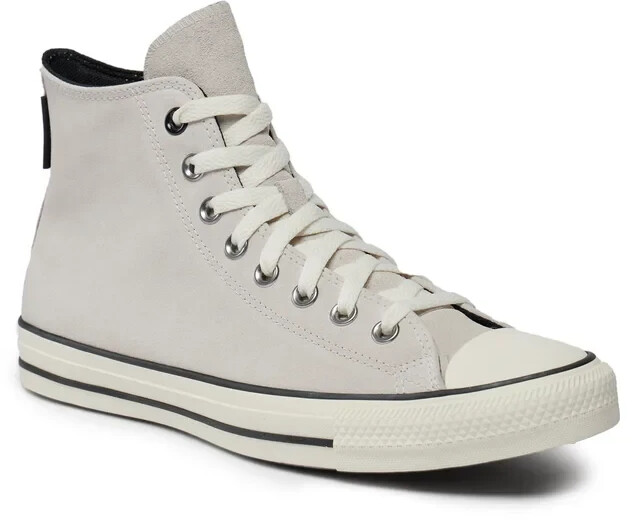 Converse Chuck Taylor All Star Suede Hi Water Repellent pale putty/black/egret