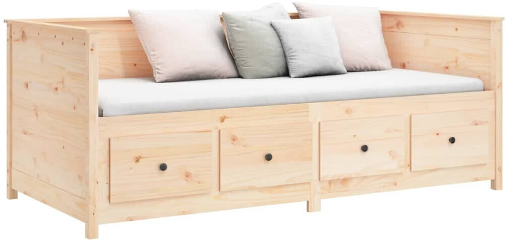vidaXL Daybed Solid Pine Wood 100x200cm (820896)