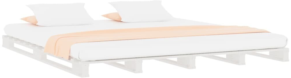 vidaXL Pallet Bed Solid Pine Wood 120x200cm (8213)