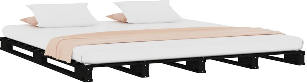 vidaXL Pallet Bed Solid Pine Wood 120x200cm (821391)