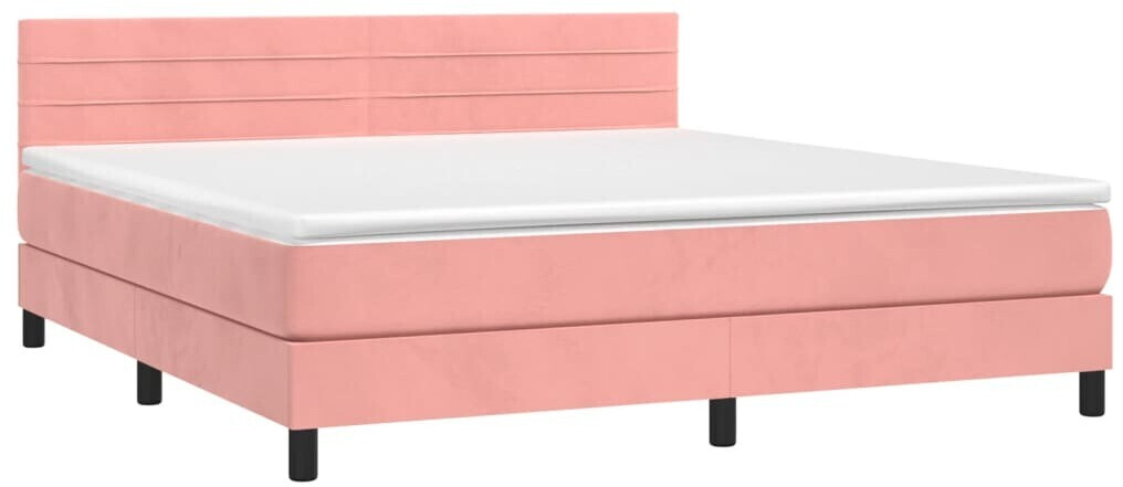 vidaXL Box Spring Bed With Mattress 160x200cm (3141376)