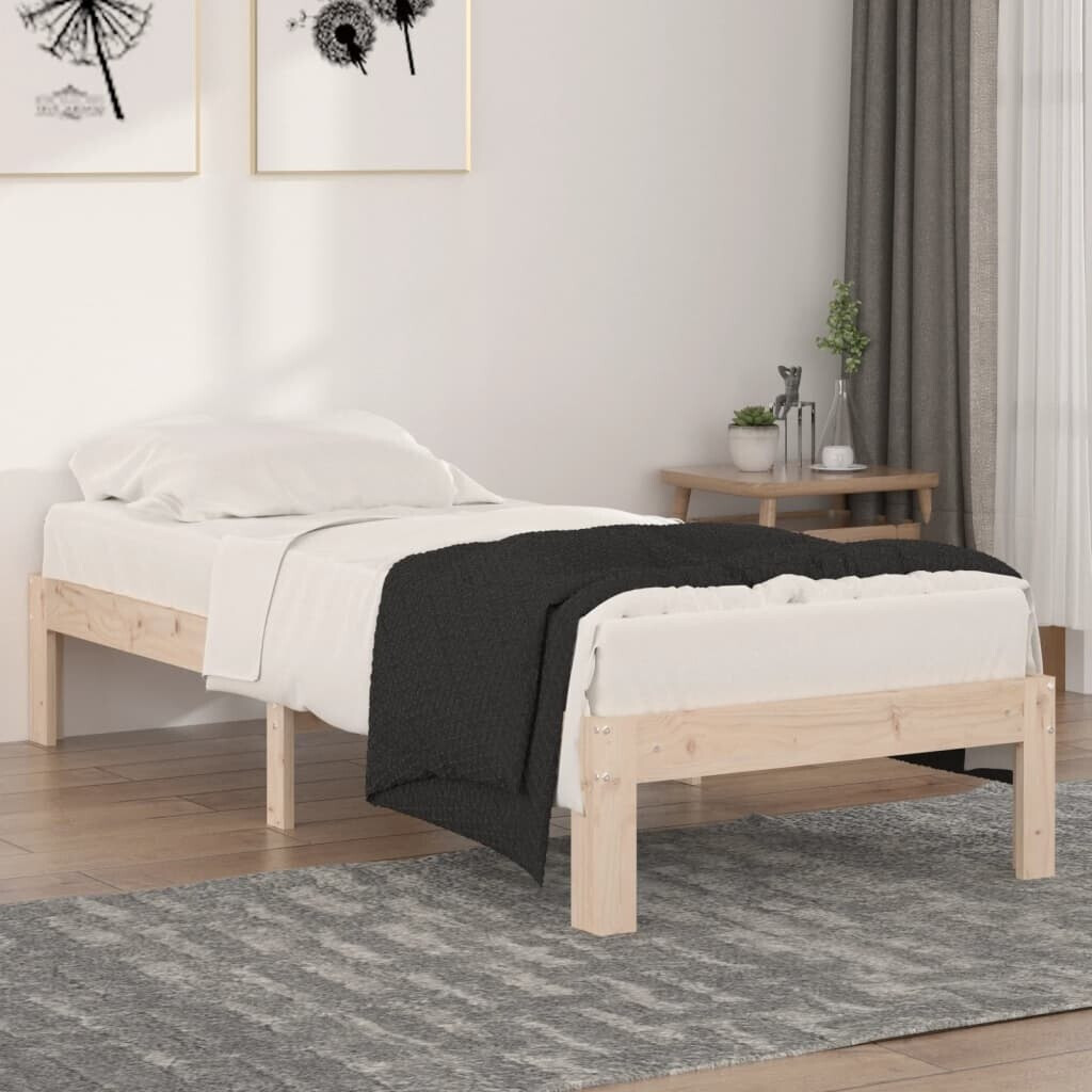 vidaXL Solid Wood Bed 75x190cm (81032)