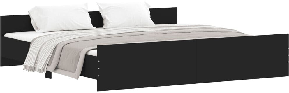 vidaXL Bed Frame With Headboard And Footboard 180x200cm (3203769)