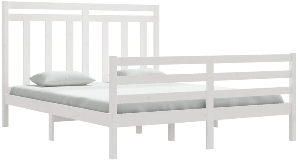 vidaXL Solid Wood Bed 160x200cm (3105326)