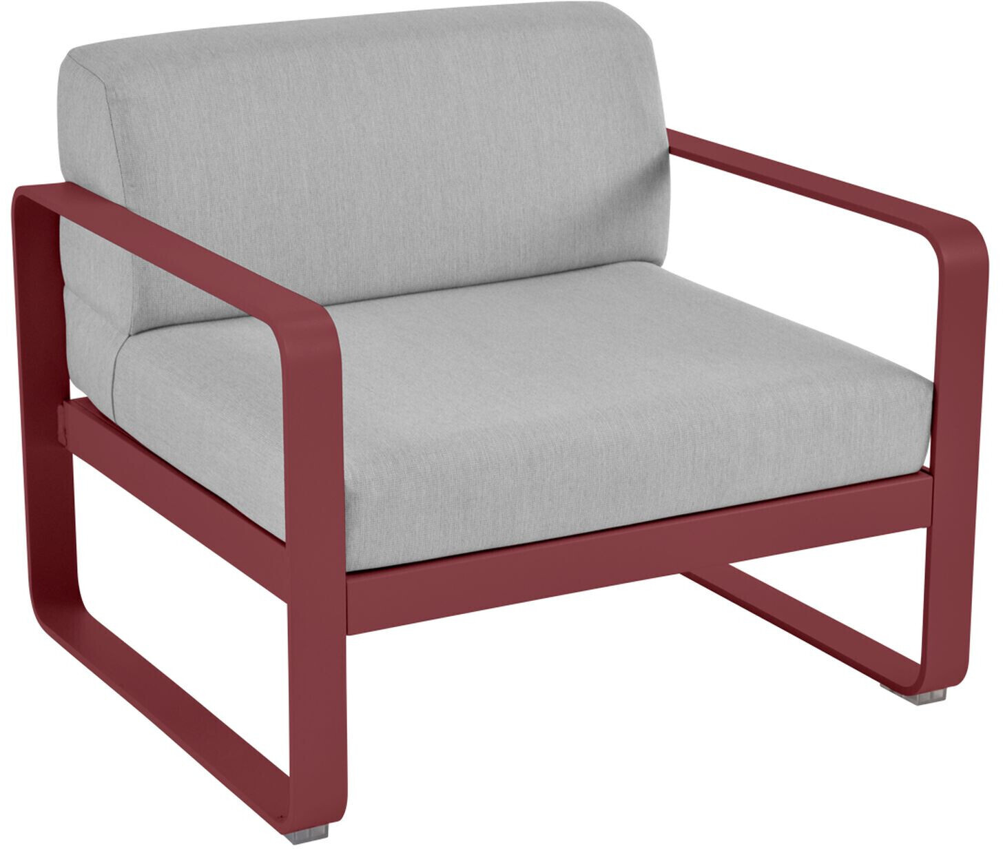 Fermob Fauteuil repas Bellevie piment/gris flanelle