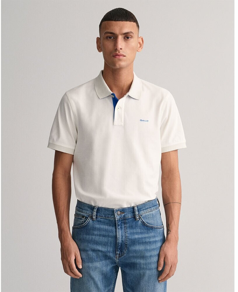 GANT Reg Contrast Rugger Polo (2062026) eggshell