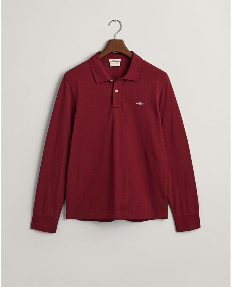 GANT Reg Shield Rugger Polo Shirt (2230) plumped red