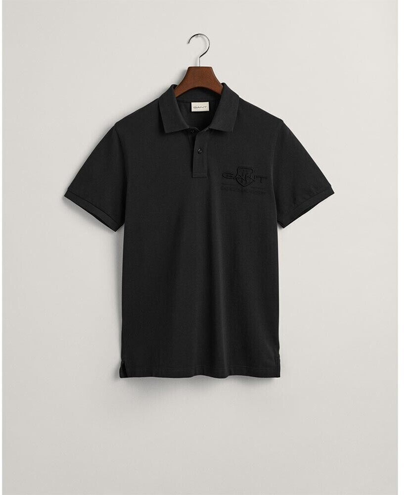 GANT Reg Tonal Shield Rugger Polo (2062025) black