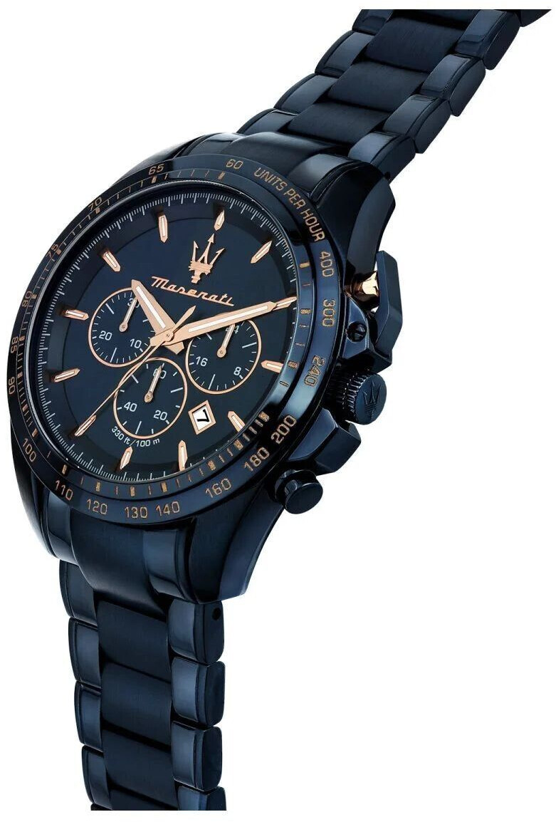 Maserati R8873612054 - Armbanduhr Quarz - Blue Edition - Traguardo 