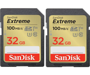 SanDisk Extreme PLUS SDHC 100 MB/s UHS-I U3 Class10 au meilleur prix sur