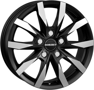 Borbet CW5 (6x16) black polished matt