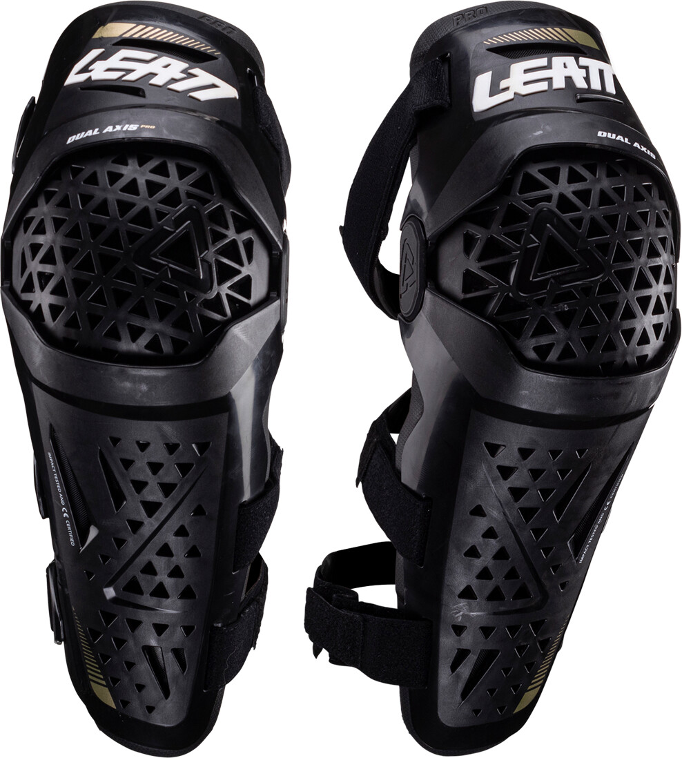 Photos - Motorcycle Clothing Leatt Knee & Shin Guard Dual Axis Pro black 