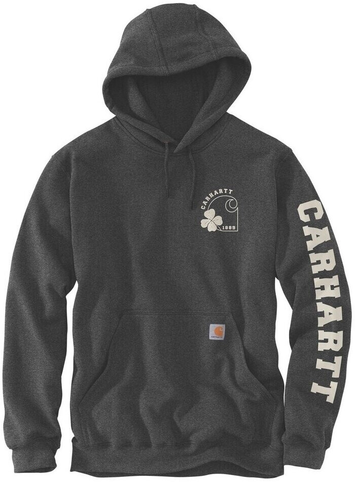 Carhartt Shamrock Hooded Sweatshirt (105707) carbon heather
