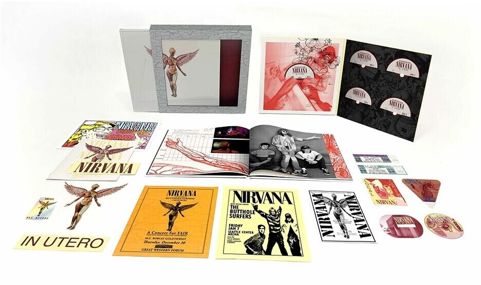 Nirvana - In Utero (Limited Super Deluxe Original Album + Bonus Tracks) (CD) (Box Set)