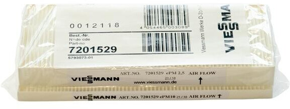 Viessmann Zuluft- und Abluftfiltersatz G4/F7 für Vitovent 200-D (7201529), Bild 3