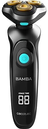 Afeitadora corporal  Cecotec Bamba PrecisionCare TwistGroom 10in1,  Multiusos, 4 niveles, 10 accesorios, 80 min, Waterproof, Negro