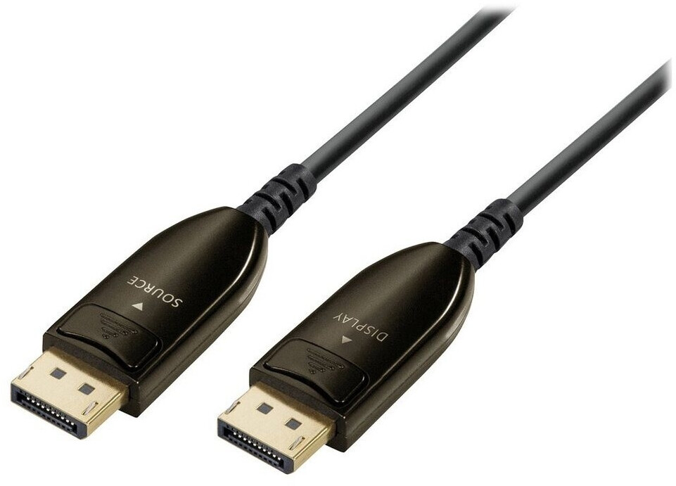 DeLock C509-15ML – Glass fiber cable DisplayPort 1.4, 8K to 60 Hz, 15 m