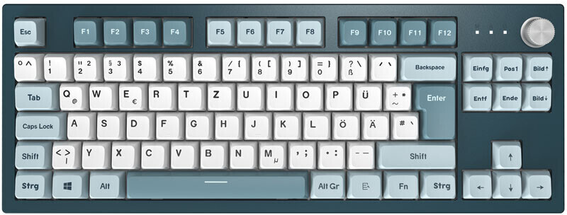 Montech MKey Freedom TKL (Gateron G Pro 2.0 Red) (DE)