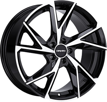Carmani 23 Rudi (8.5x19) black front polished