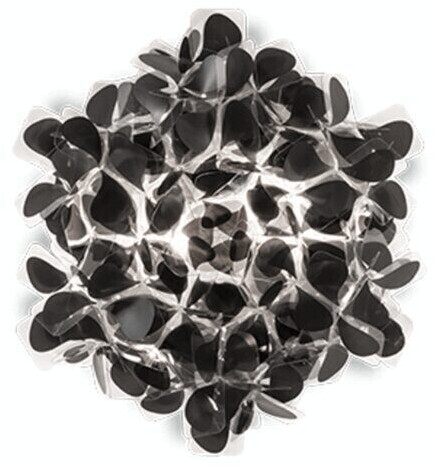 Slamp Clizia Mama non Mama Wall and Ceiling Light Black Mini