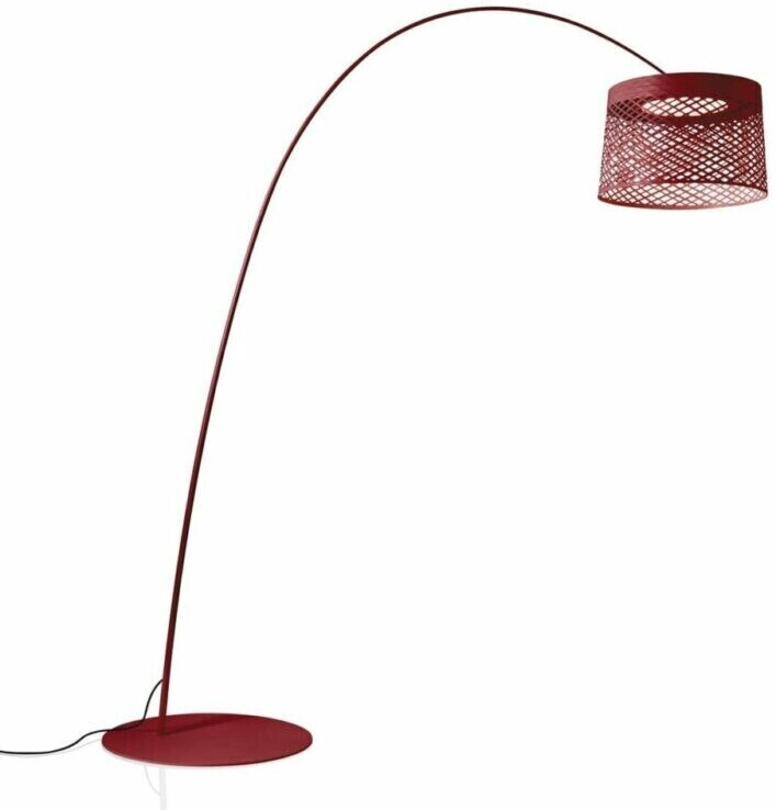 Foscarini Twiggy Grid LED outdoor standing lamp crimson