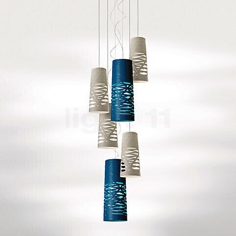 Foscarini Pendelleuchte Tress Schwarz (Nero), Mini ab 428,40