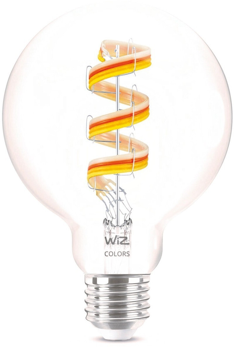 Wiz LED bulb RGBW E27 - Globe G95 in transparent 5W 300lm transparent