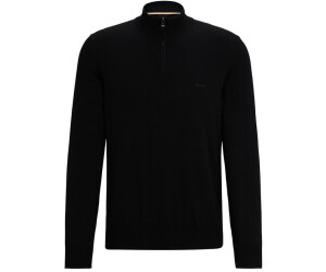 Hugo boss quarter zip sweater hotsell