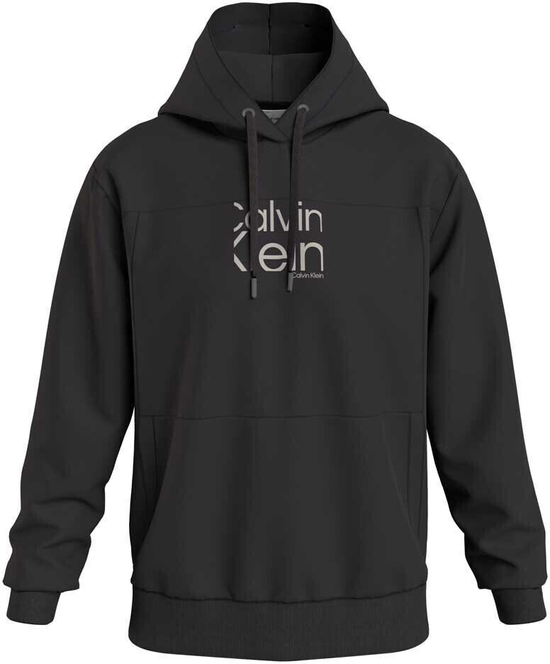 Calvin Klein Matte Front Logo Hoodie (K10K111110-BEH) black