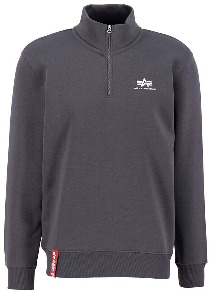 Alpha Industries Half Zip Sweatshirt (108308-684) grey