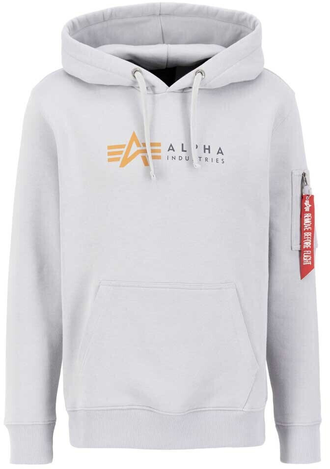 Alpha Industries Alpha Label Hoodie (118331-666) grey