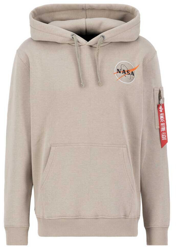 Alpha Industries Nasa Orbit Hoodie (146339-679) beige