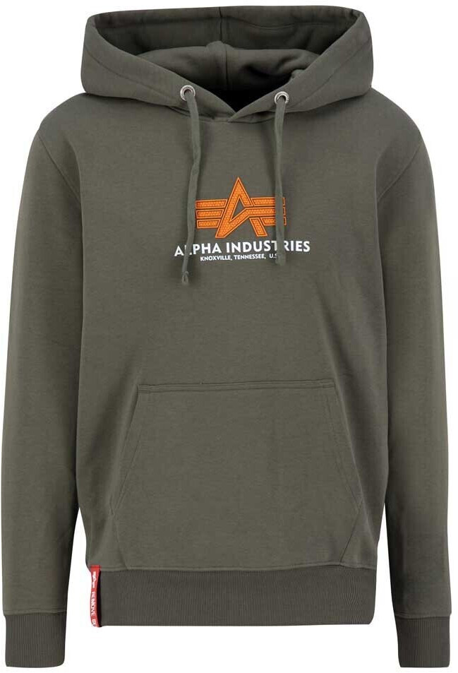 Alpha Industries Basic Rubber Hoodie (178312RB-142) green