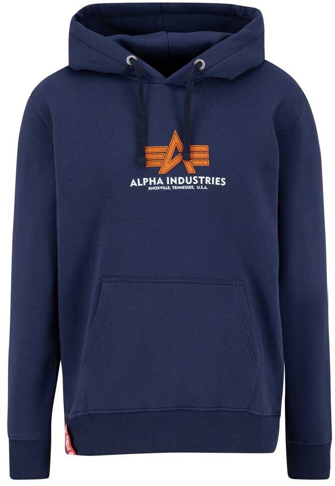 Alpha Industries Basic Rubber Hoodie (178312RB-697) blue