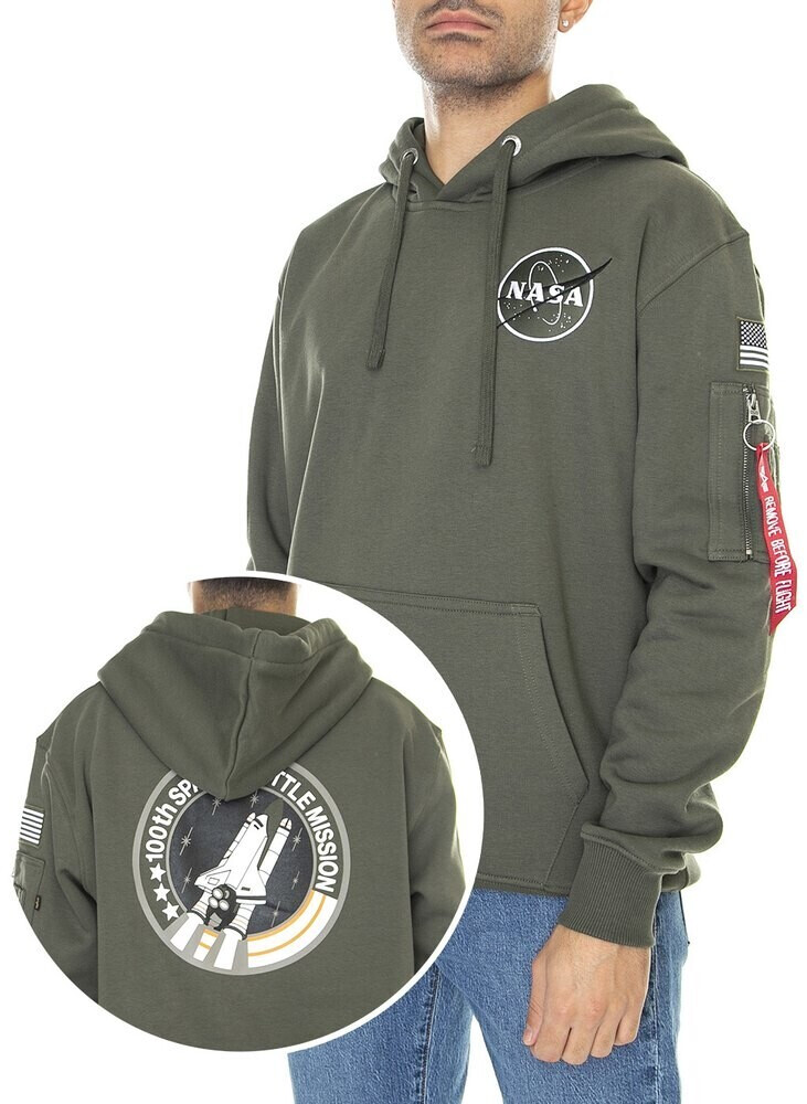 Alpha Industries Space Shuttle Hoodie (178317-142) green
