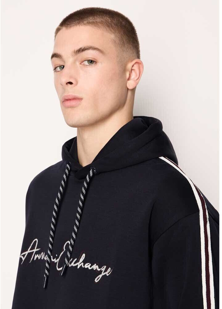 Armani exchange reflective hoodie outlet