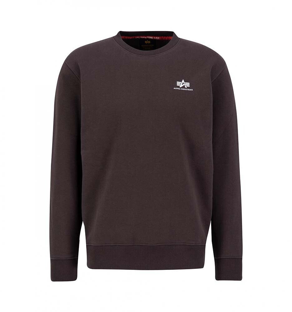 Alpha Industries Basic Small Logo Sweatshirt (188307-696) brown