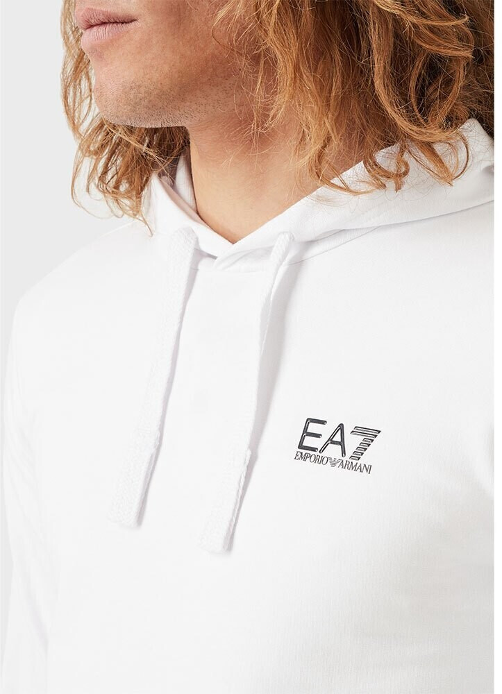 White armani hoodie top