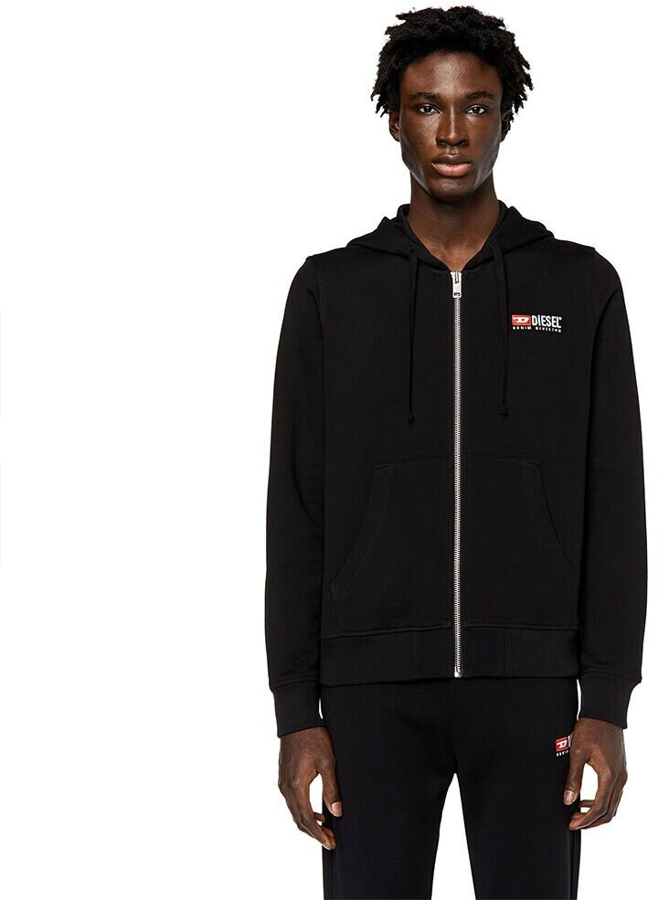 Diesel Ginn Full Zip Sweatshirt (A03769-0GEAD-9XX) black